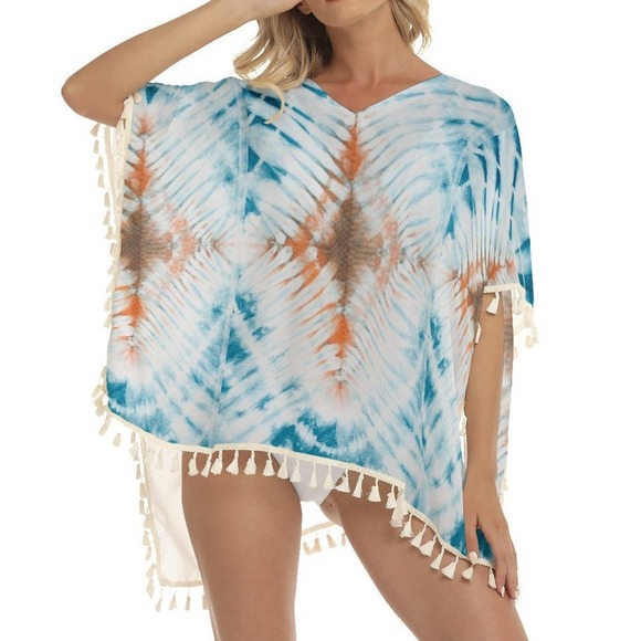 cover up for beach vacation swimwear beach essential boho hippie - Picture 4 of 5